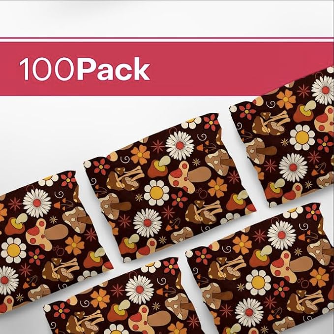 10x13 Poly Mailers – Cottagecore Mushrooms – Waterproof, Tear-Resistant - Image 2