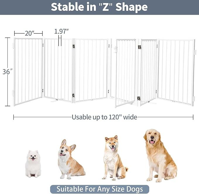 Metal Freestanding Dog Gates - Image 5