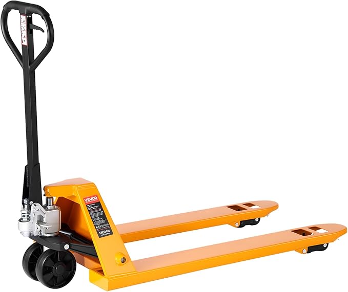 VEVOR Pallet Jack, 5500 lbs Load Capacity, Manual Pallet Truck by VEVOR