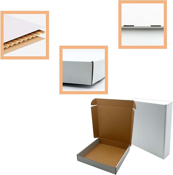 11x11x2 Inches Shipping Boxes Set of 25, E-Commerce Packaging Mailing Boxes - Image 8