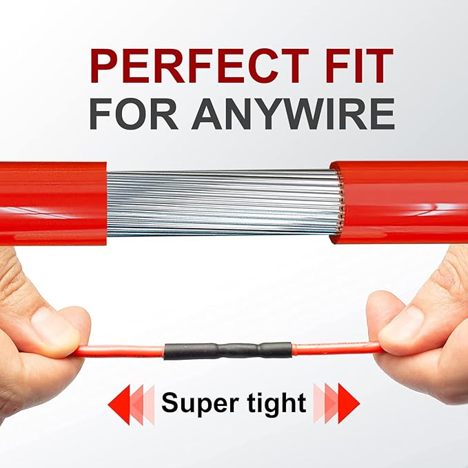 Chanzon 2:1 Ratio 11/64" Heat Shrink Tubing 8Ft Roll Black Polyolefin Sleeving - Image 7