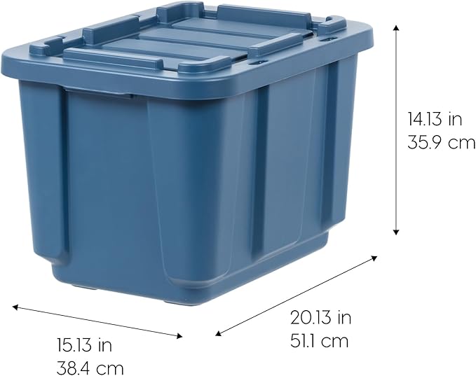 IRIS USA 4-Pack 12 Gallon Storage Bins - Image 2