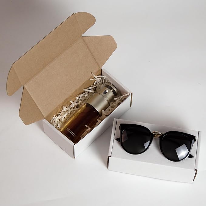 50 Pack 6.5x3.2x2.2 Inches Small Shipping Boxes, Moving Mailing Packing Box - Image 4