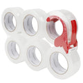 COSIMIXO 6-Pack Heavy Duty Clear Packing Tape by COSIMIXO