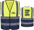 AYKRM 12 colour High visibility viz vest hi vis viz reflective work by AYKRM
