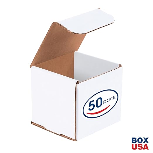 BOX USA Shipping Boxes Small 4"L x 4"W x 4"H, Moving and Storage - Image 2