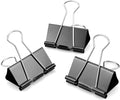 60 Pack Large Binder Clips 1.6 Inch Binder Paper Clip Big Paper Clamps by Maileto