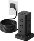 Power Strip Tower with Surge Protector 1800J, Fast Charging Tower PD20W USB-C by Tagzilo