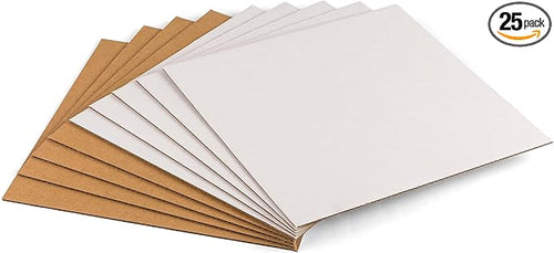 12.5x12.5 inch Corrugated Cardboard Sheets by SimplifyShipping