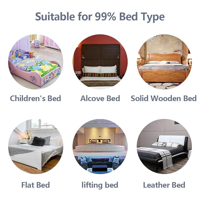 MBQMBSS 2 Pack Toddler Bed Rail Guards - Image 7