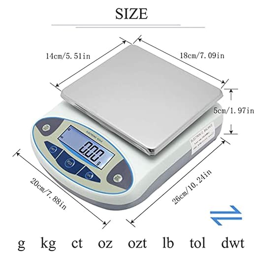 CGOLDENWALL Lab Scale 10kgx0.1g Digital Precision Scale Electronic Balance - Image 5