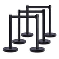DuraSteel Black Crowd Control Barriers Stanchions by DuraSteel