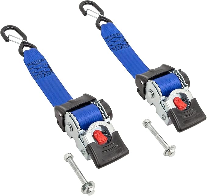 PowerTye - 2 inch x 6ft Long Retractable Ratchet Tie Down Strap - by PowerTyeMFG