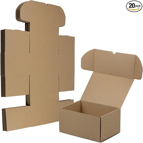 10x7x5 Inches Shipping Boxes Set of 20 by HESESOH