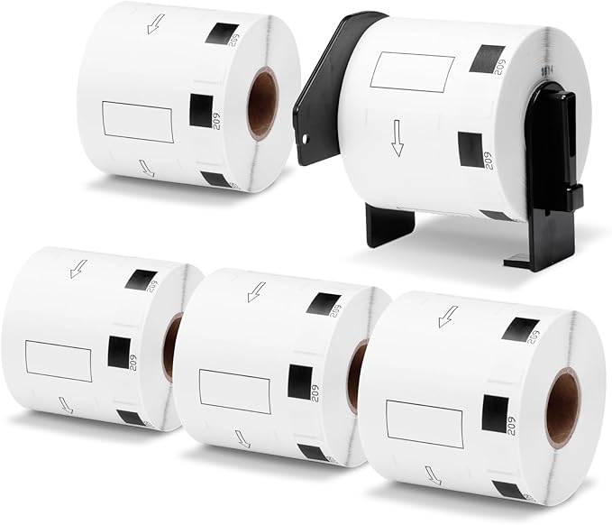 Replace for Brother DK-1209 White Label for Small Address/Barcode Labels by LabelKINGDOM
