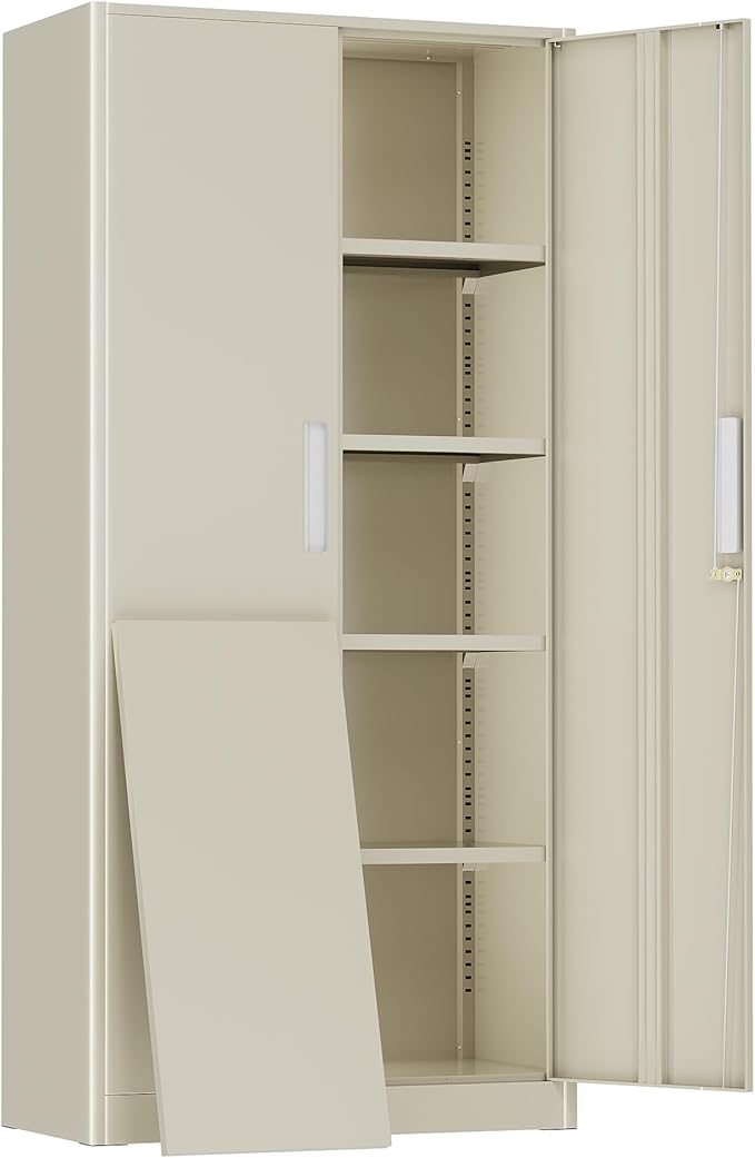 Greenvelly Metal Storage Cabinet, Metal Cabinet by Greenvelly
