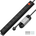 KF 8 Outlet Heavy Duty Power Strip Surge Protector, 2100J Surge Protection by KF