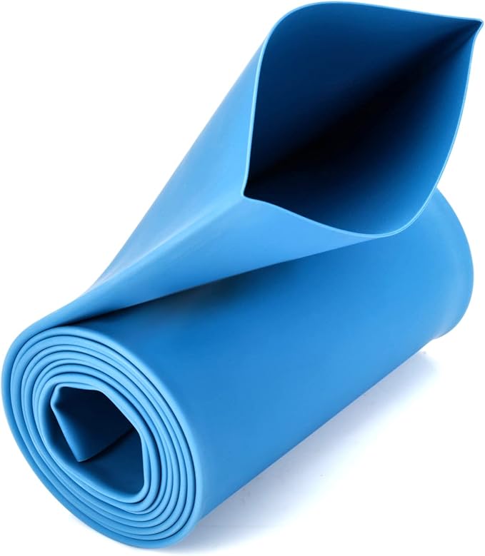 Chanzon 2:1 Ratio 2" Heat Shrink Tubing 3.3Ft Roll Blue Polyolefin Sleeving by Chanzon