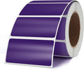 Purple Color Coding Labels 1 × 2 Inches Self-Adhesive Vinyl Rectangle Stickers by YIKIADA