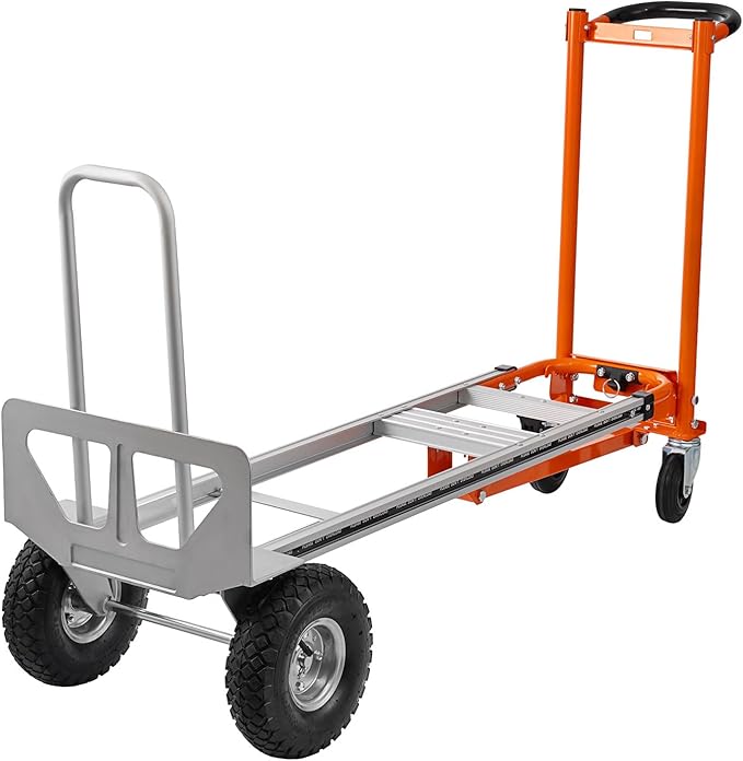 3in1 Convertible Hand Truck, Aluminum Hand Trucks 880 lb Capacity, Utility - Image 7