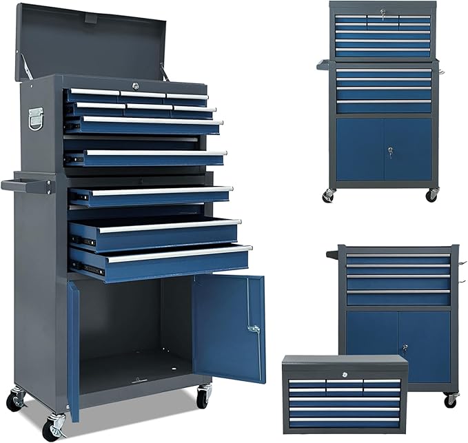13-Drawer Rolling Tool Chest by Unknown