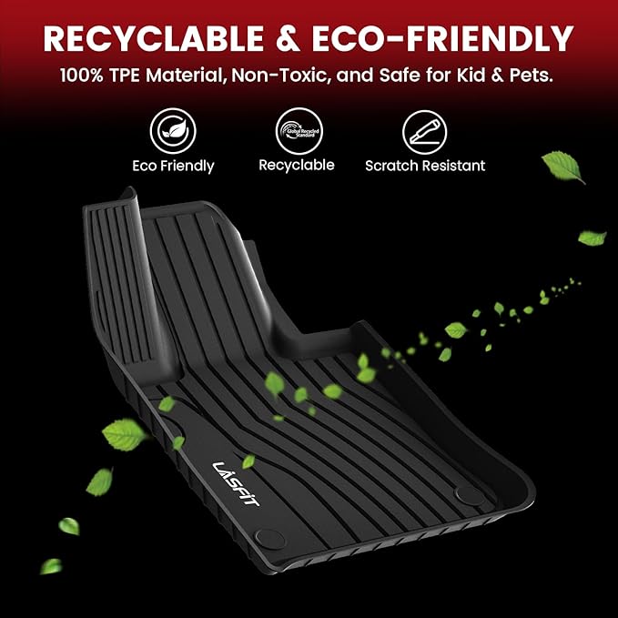 LASFIT Floor Mats for Mercedes Benz GLC 2023-2026, GLC300 / GLC350e / GLC43 - Image 8