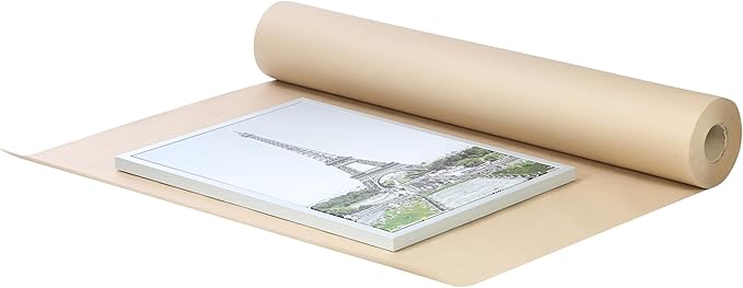 The Boxery Kraft/Brown Kraft Paper Roll, 48” x 9000”-50lb. Thickness, Heavy - Image 2