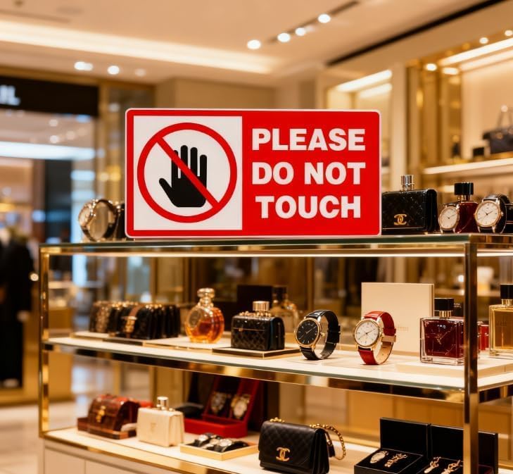 Do Not Touch Sticker Label Warning Sign, 2x4 Inch, 15 Pcs - Image 2