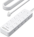 Power Strip Surge Protector Flat Plug by Unknown
