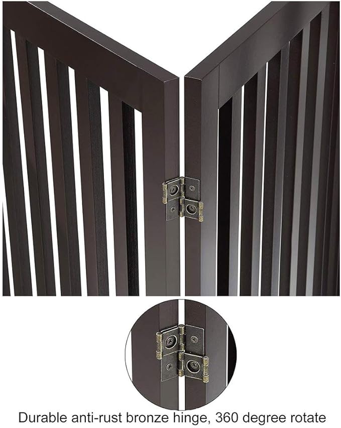Unipaws 24" H Free Standing Pet Gate - Image 6