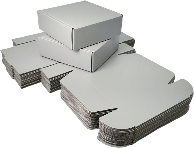 15 Pcs 6 x 6 x 2 inches Corrugated Cardboard Gift Boxes Recyclable Shipping - Image 4