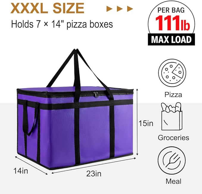XXXL Insulated Food Delivery Bag - Image 2