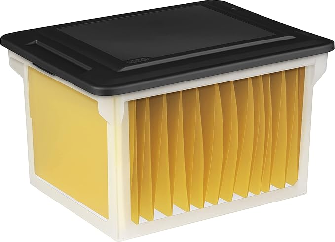 Sterilite File Box, Stackable Storage Bin - Image 8