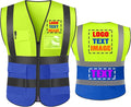Personalized High Visibility Reflective Safety Vest Custom Your Text Protective by DOBYYUNZHEN