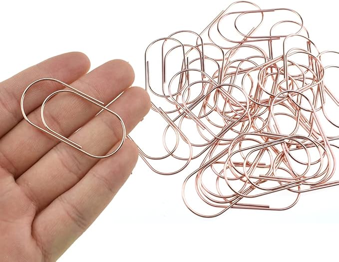 HAHIYO Paper Clips Sturdy 2 inches Length 30 Pack Wide Paperclips Heavy Duty by HAHIYO