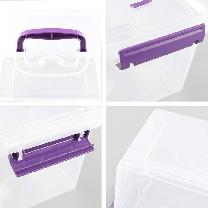 Sandmovie 6 Quart Clear Latching Box - Image 4