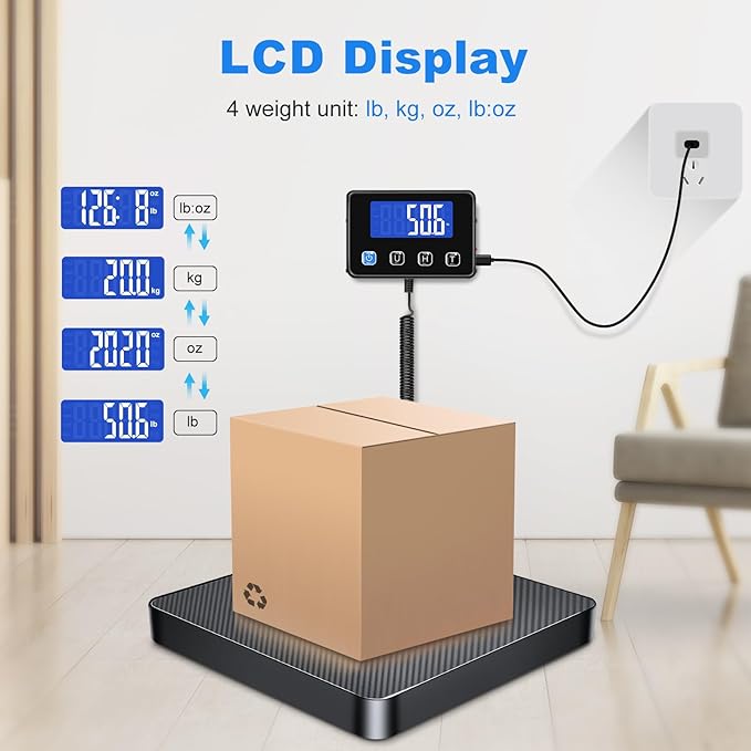 Shipping Scale, 440lb/0.5oz High Accuracy Digital Scale - Image 3