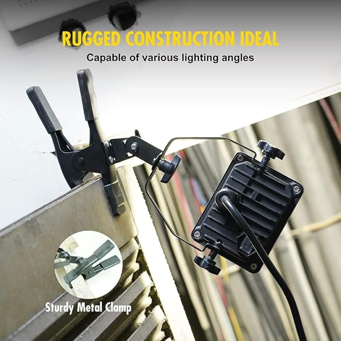 1200 Lumens Portable LED Clamp Work Light - Image 3