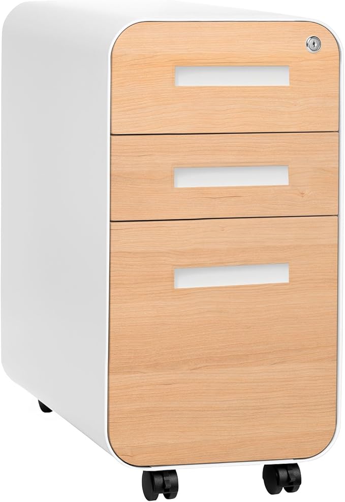 Laura Davidson Furniture Stockpile Slim 3-Drawer Mobile File Cabinet by LauraDavidsonFurniture