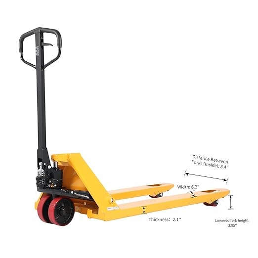 Tory Carrier Strong Manual Pallet Jack Hand Pallet Truck 48" Lx27“W 6600lbs - Image 3