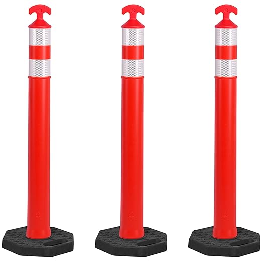 OrangeStar 3-Pack 42" Traffic Cones by OrangeStar