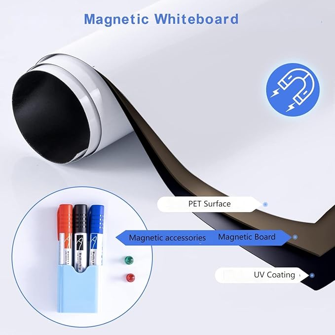 Magnetic Whiteboard Contact Paper, Kitchen Fridge - Image 4