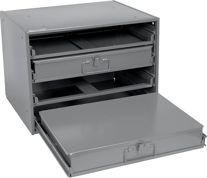 Global Industrial Durham Steel Compartment Box Rack - Image 6