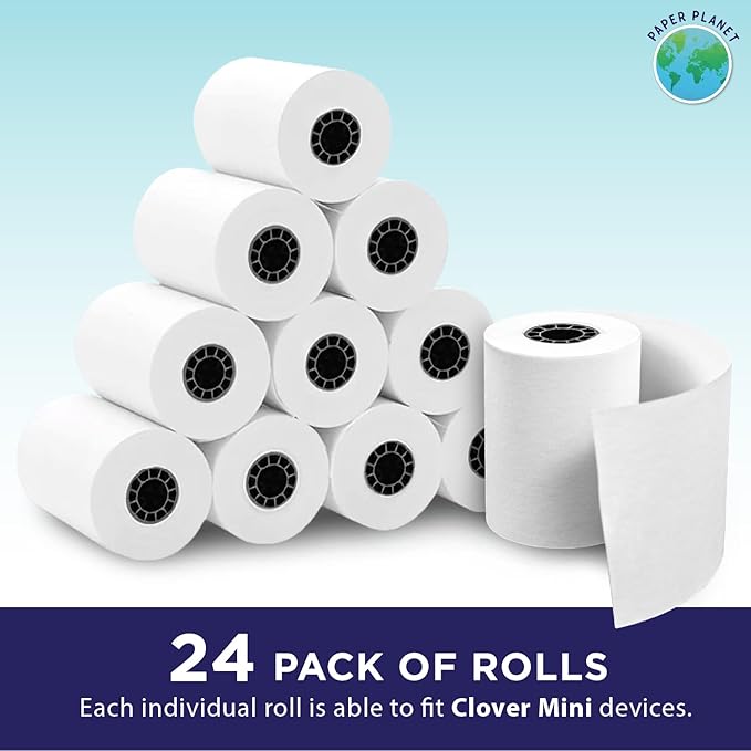 Thermal Paper for Clover Mini by Paper Planet | C200, C305 | 24 Rolls - Image 2