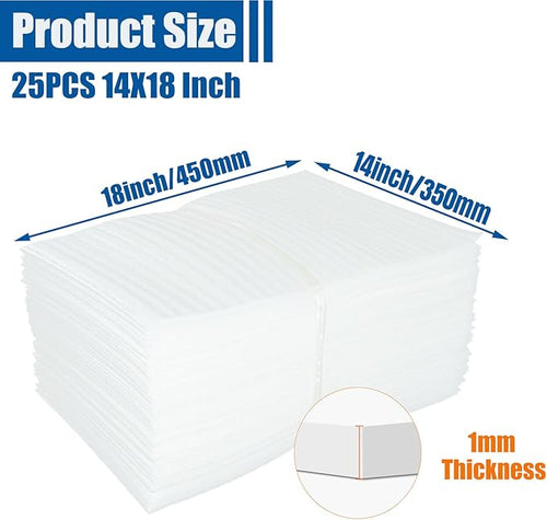 25PCS Foam Pouches, Foam Wrap Cushioning Material, Packing Supplies - Image 2