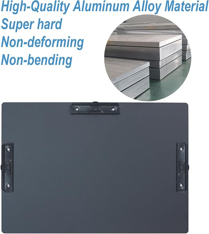 Acocony 11x17 Clipboard Three Clip Aluminium - Image 3