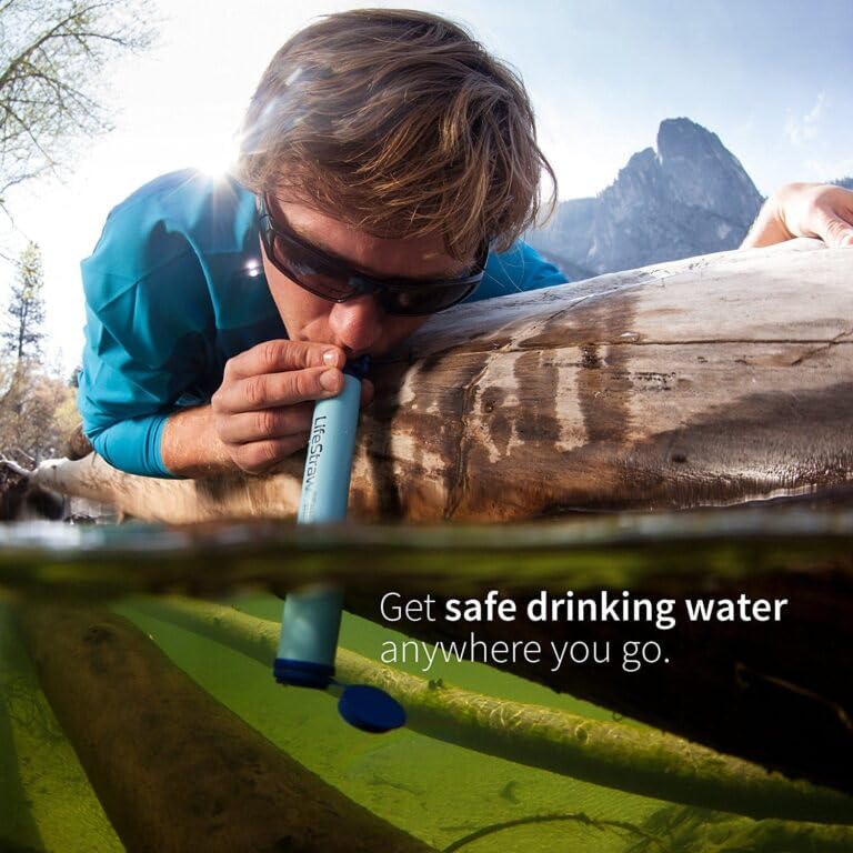 LifeStraw Personal Water Filter for Hiking, Travel and Emergency, Green, 1PK - Image 6