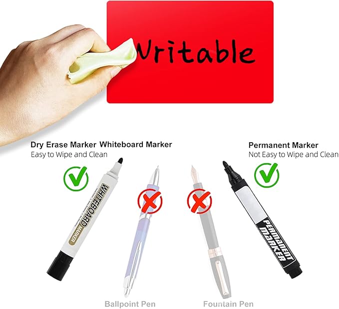 Rectangle Labels Sticker 3×5 Inch Vinyl Floor Stickers Color Coding Name Tags - Image 3