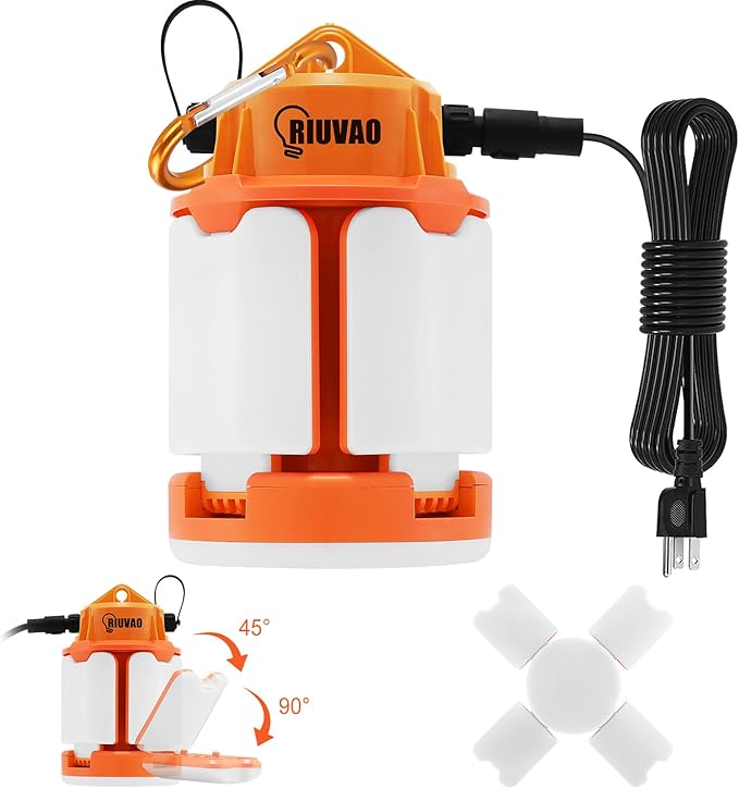 60w LED Temporary Work Light, 9000Lm 5000K Super Bright Construction Lights 4 by LightupEveryCorner