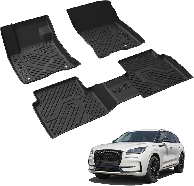 LASFIT Floor Mats for Lincoln Corsair 2020-2025 2026 All Weather Floor Liner - Image 8